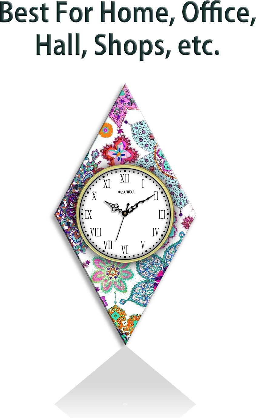 olive tree Analog 60 cm X 32 cm Wall Clock-picture-27