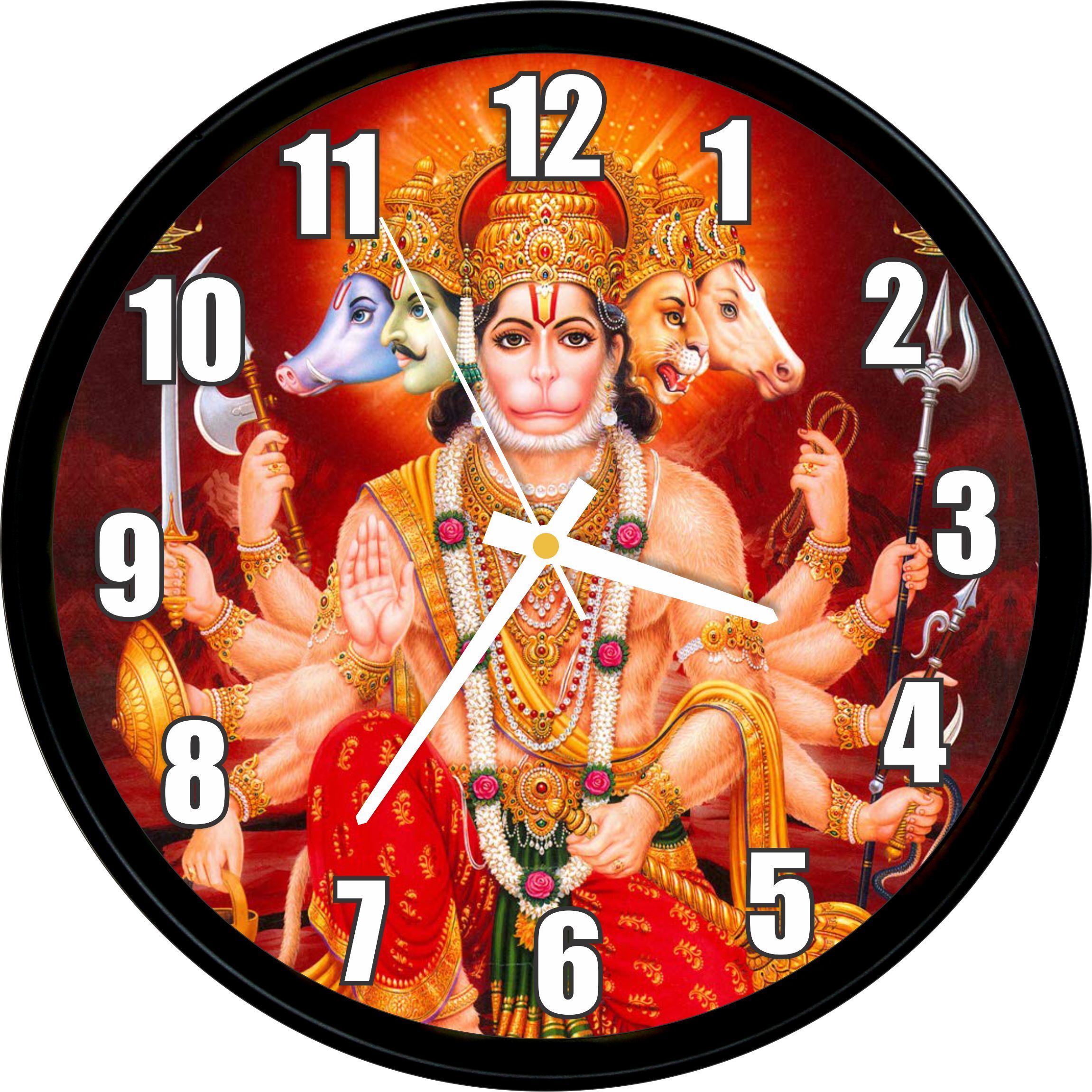 lavish creations Analog 10 cm X 28 cm Wall Clock-picture-13