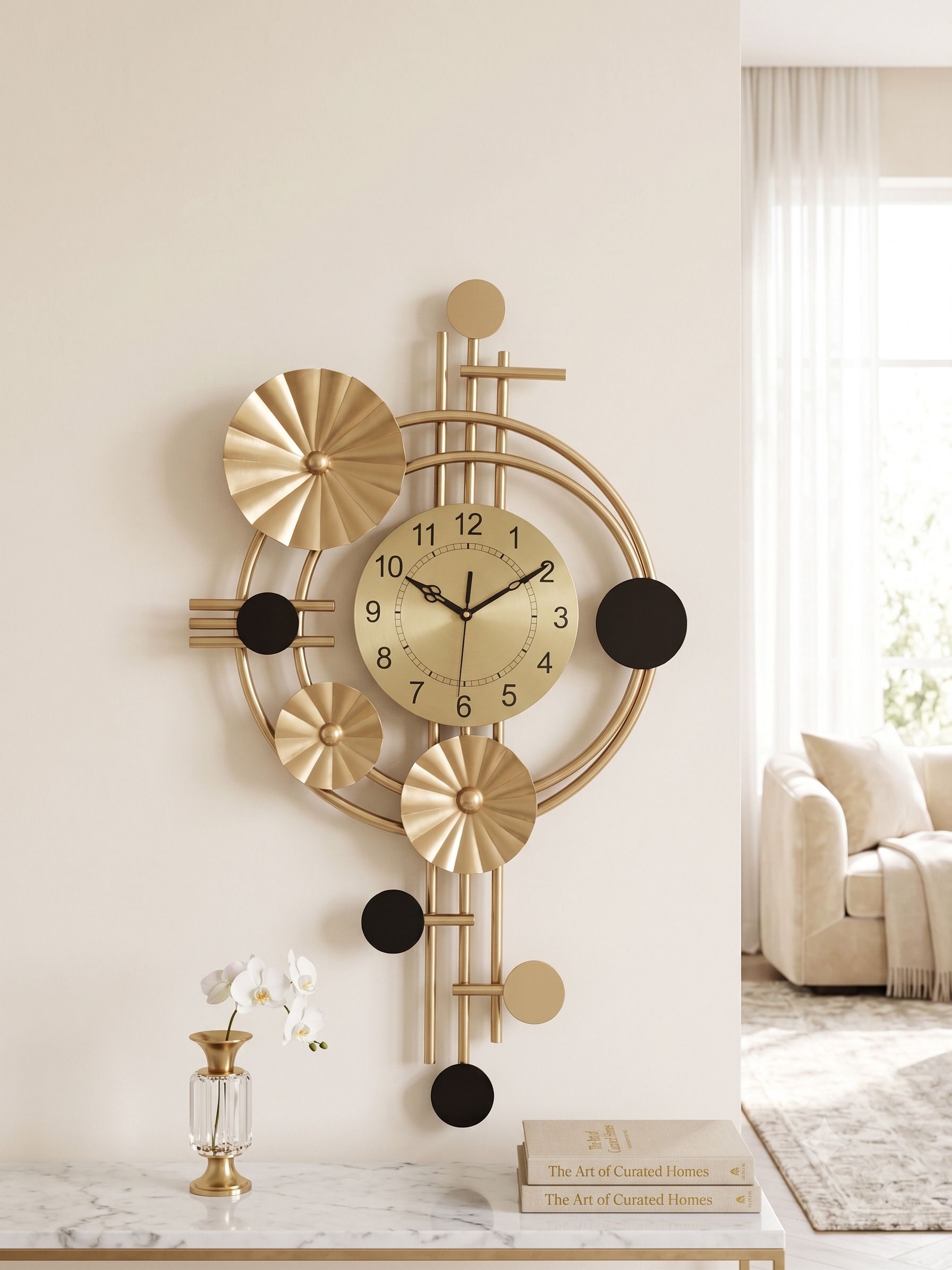 kasa deco Analog 25 cm X 25 cm Wall Clock-picture-20