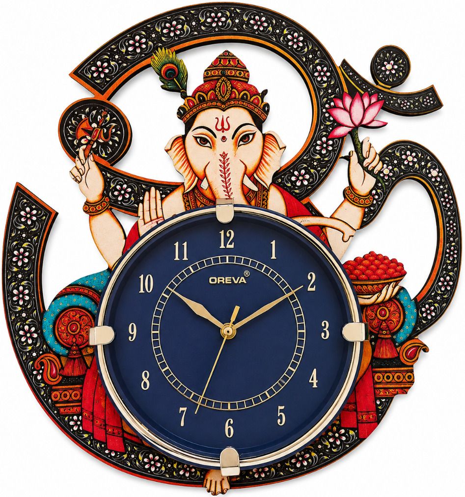 ajanta Analog 36 cm X 32 cm Wall Clock-picture-48