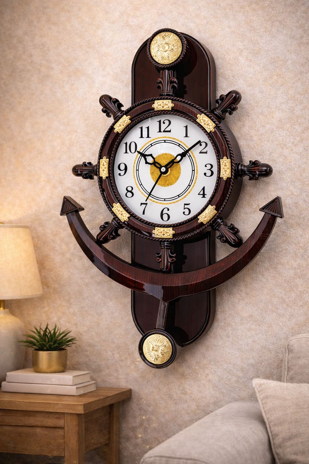 grabbasket Analog 31 cm X 24 cm Wall Clock-picture-27