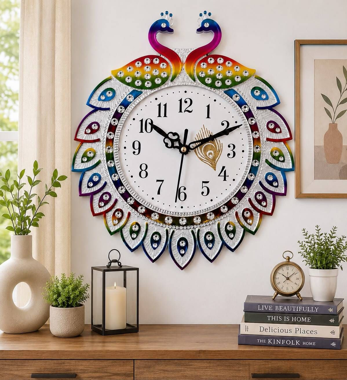 sebrita Analog 25 cm X 23 cm Wall Clock-picture-21