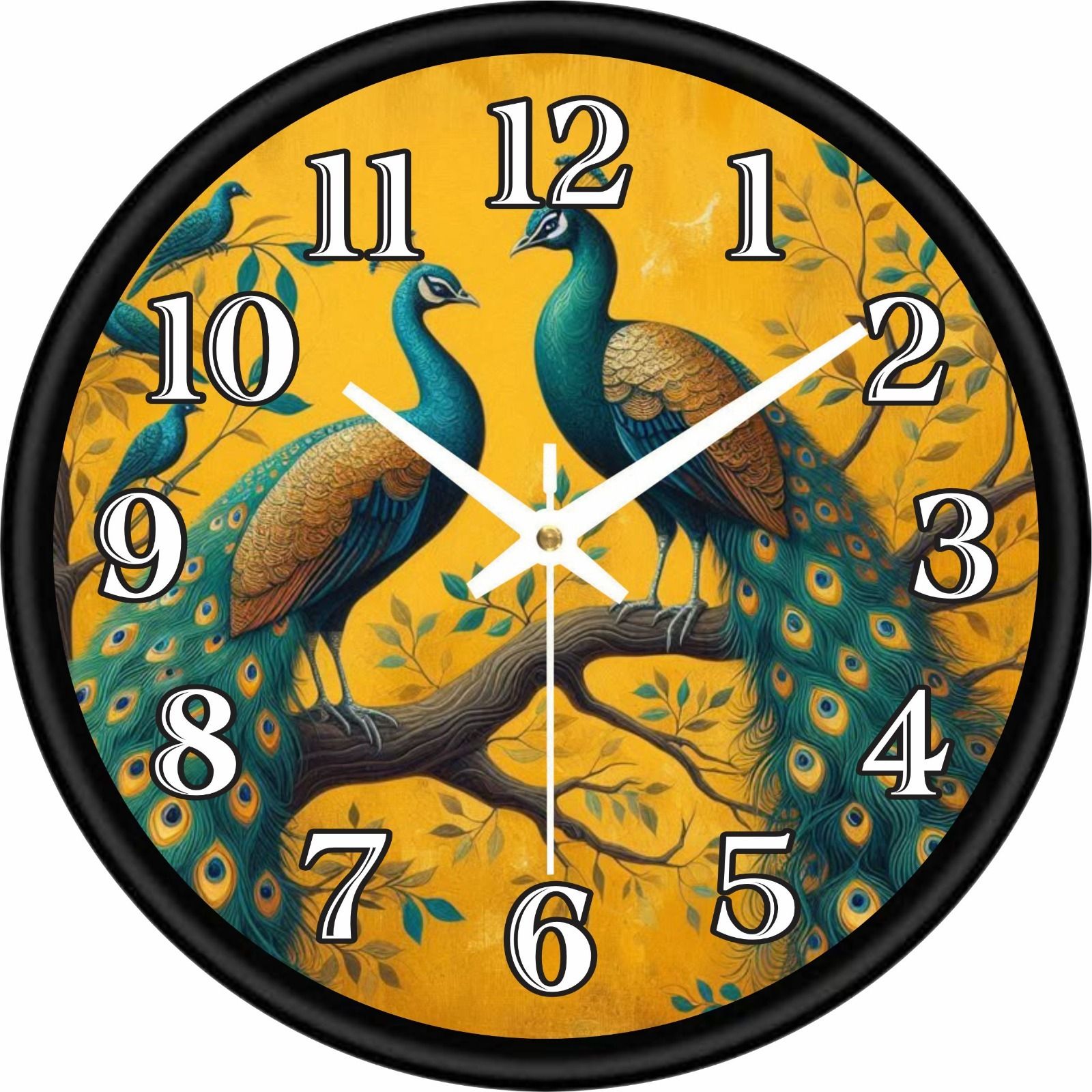 manasavi Analog 24 cm X 24 cm Wall Clock-picture-35