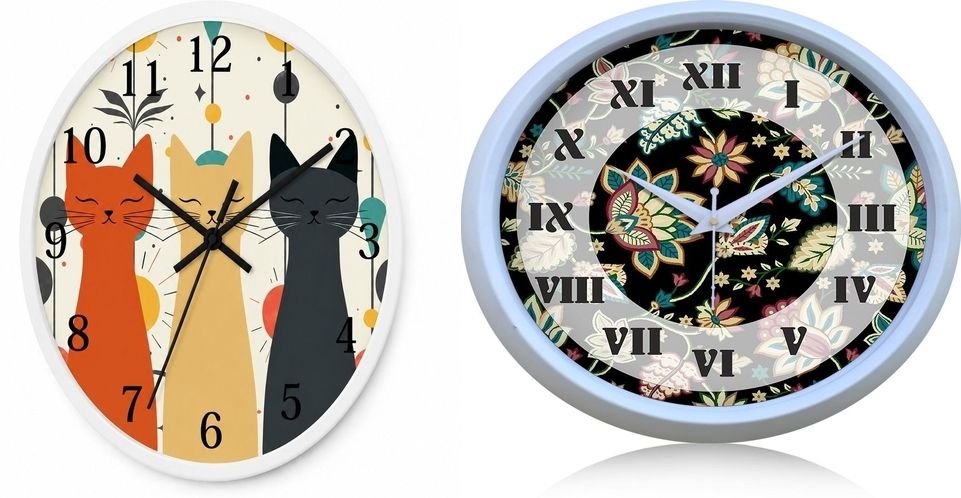 ujjawal enterprise Analog 26 cm X 26 cm Wall Clock-picture-12