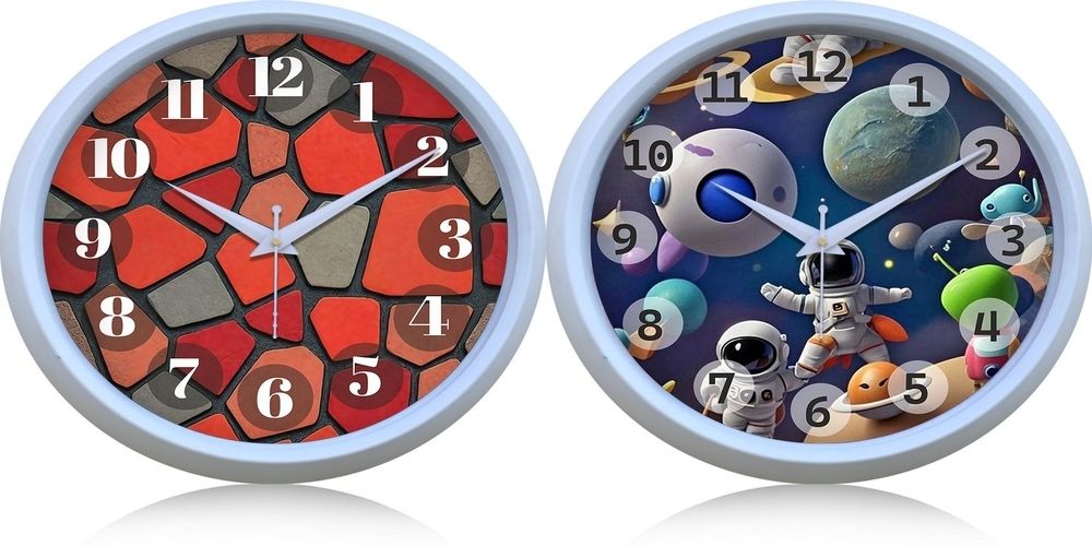 ujjawal enterprise Analog 26 cm X 26 cm Wall Clock-picture-23