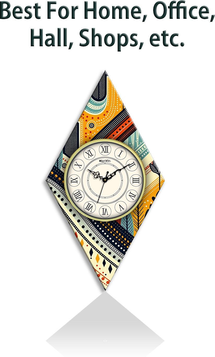 olive tree Analog 60 cm X 32 cm Wall Clock-picture-32