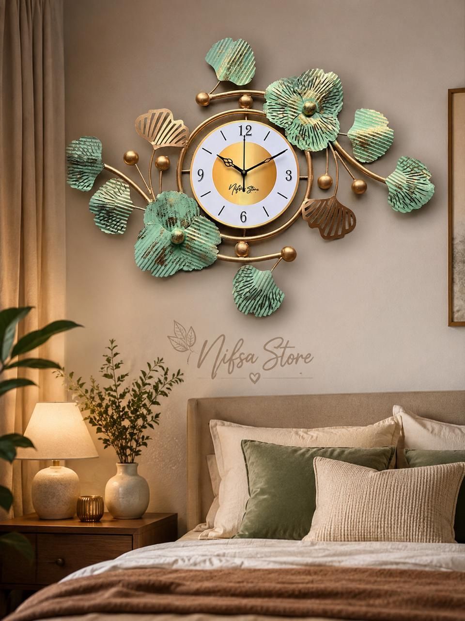 Analog 45 cm X 80 cm Wall Clock-image-17
