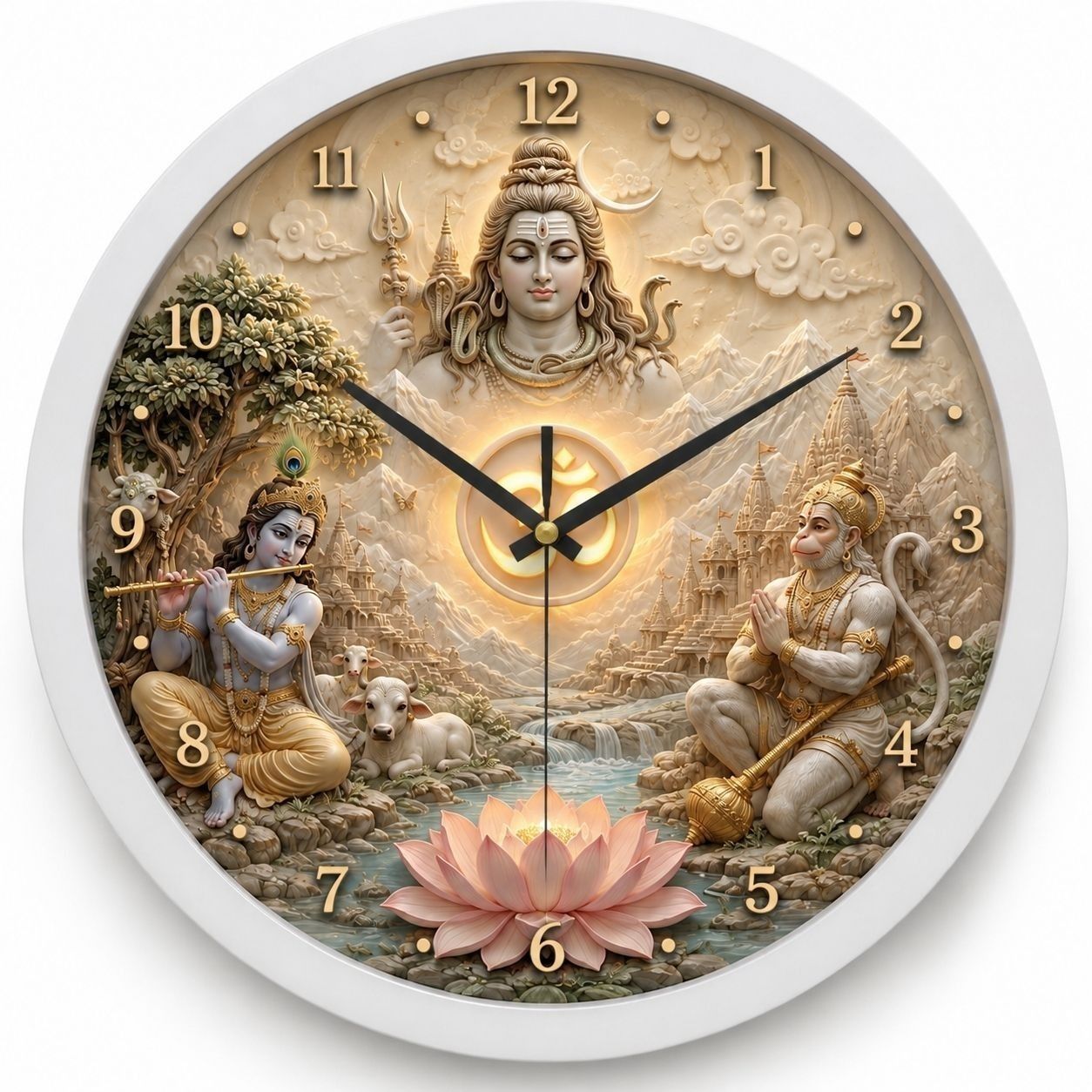ujjawal enterprise Analog 14 cm X 16 cm Wall Clock-picture-2