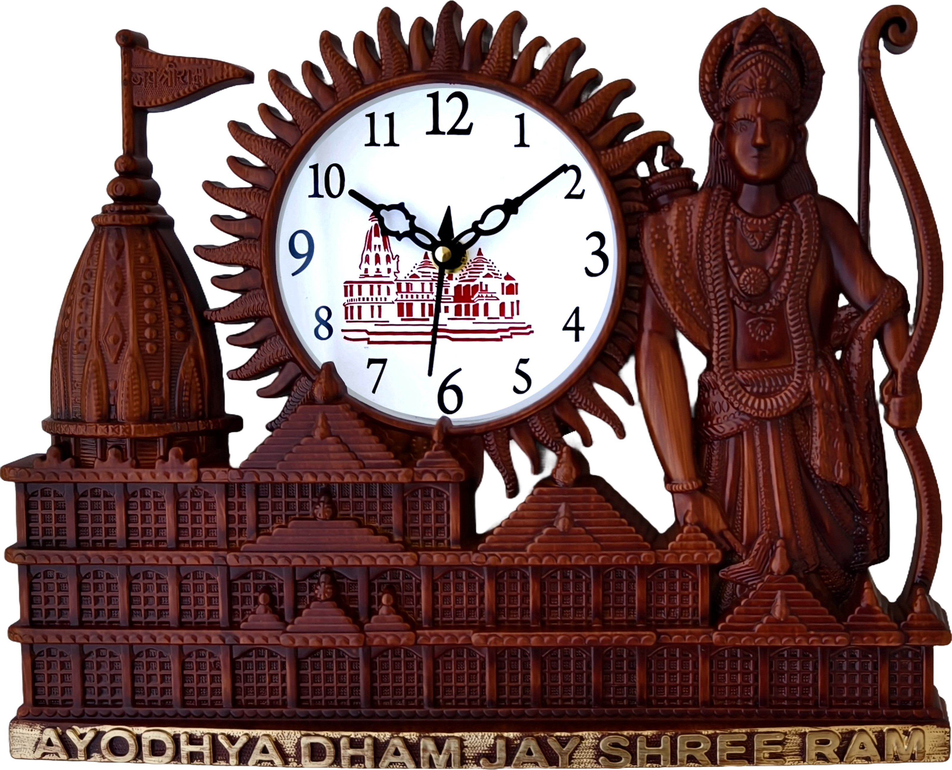 aeroflex Analog 30 cm X 22 cm Wall Clock image 1