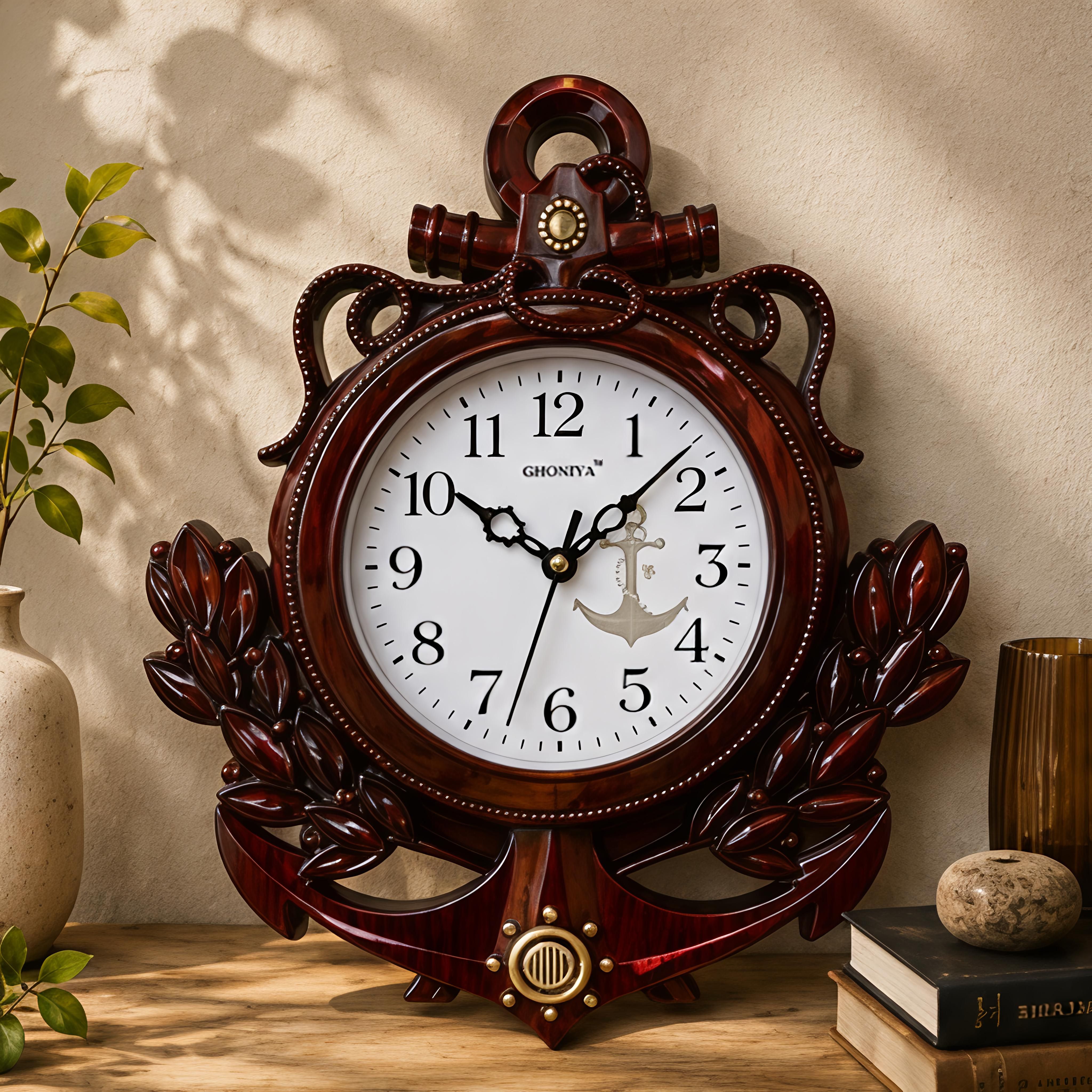 ghoniya enterprise Analog 30 cm X 24 cm Wall Clock-picture-20