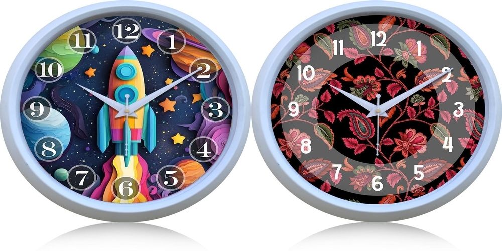 ujjawal enterprise Analog 26 cm X 26 cm Wall Clock-picture-10