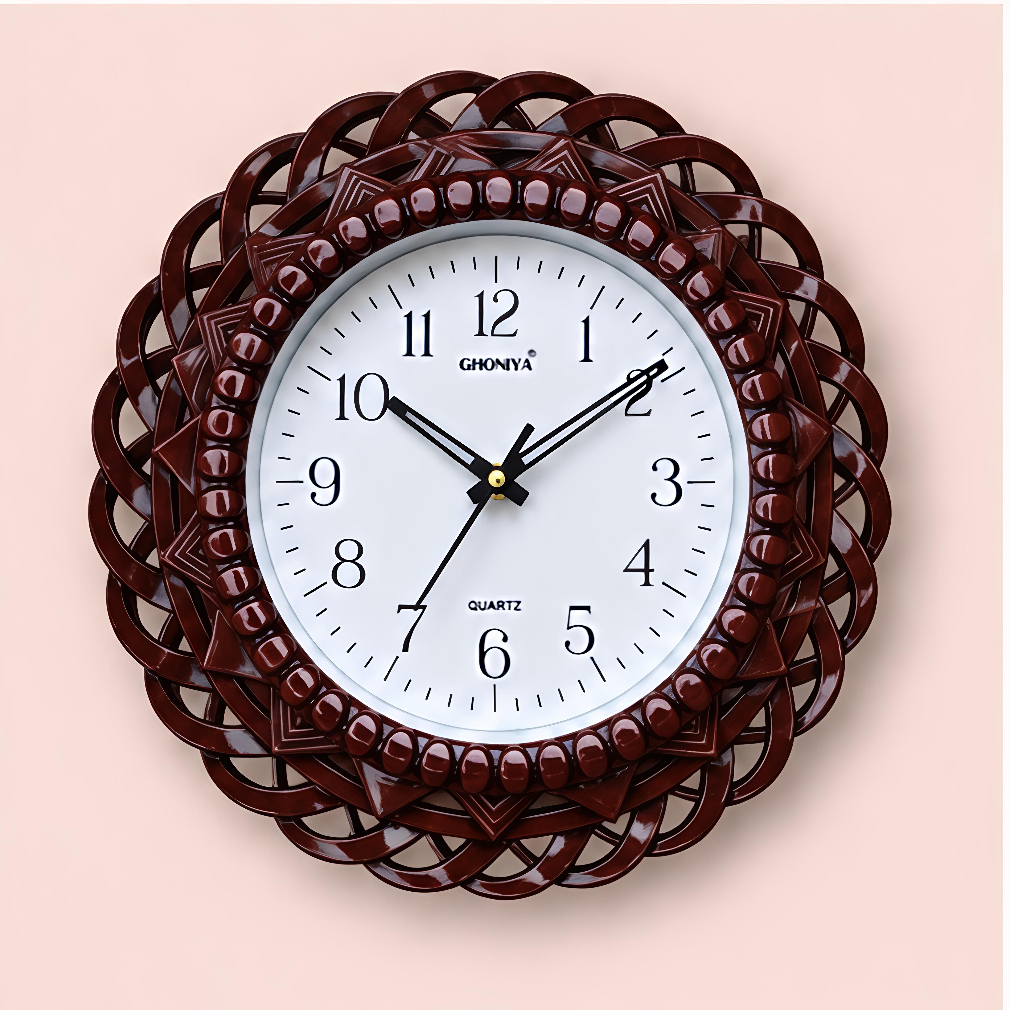 ghoniya enterprise Analog 25 cm X 25 cm Wall Clock-picture-45