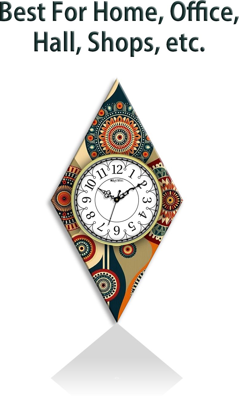 olive tree Analog 60 cm X 32 cm Wall Clock-picture-26