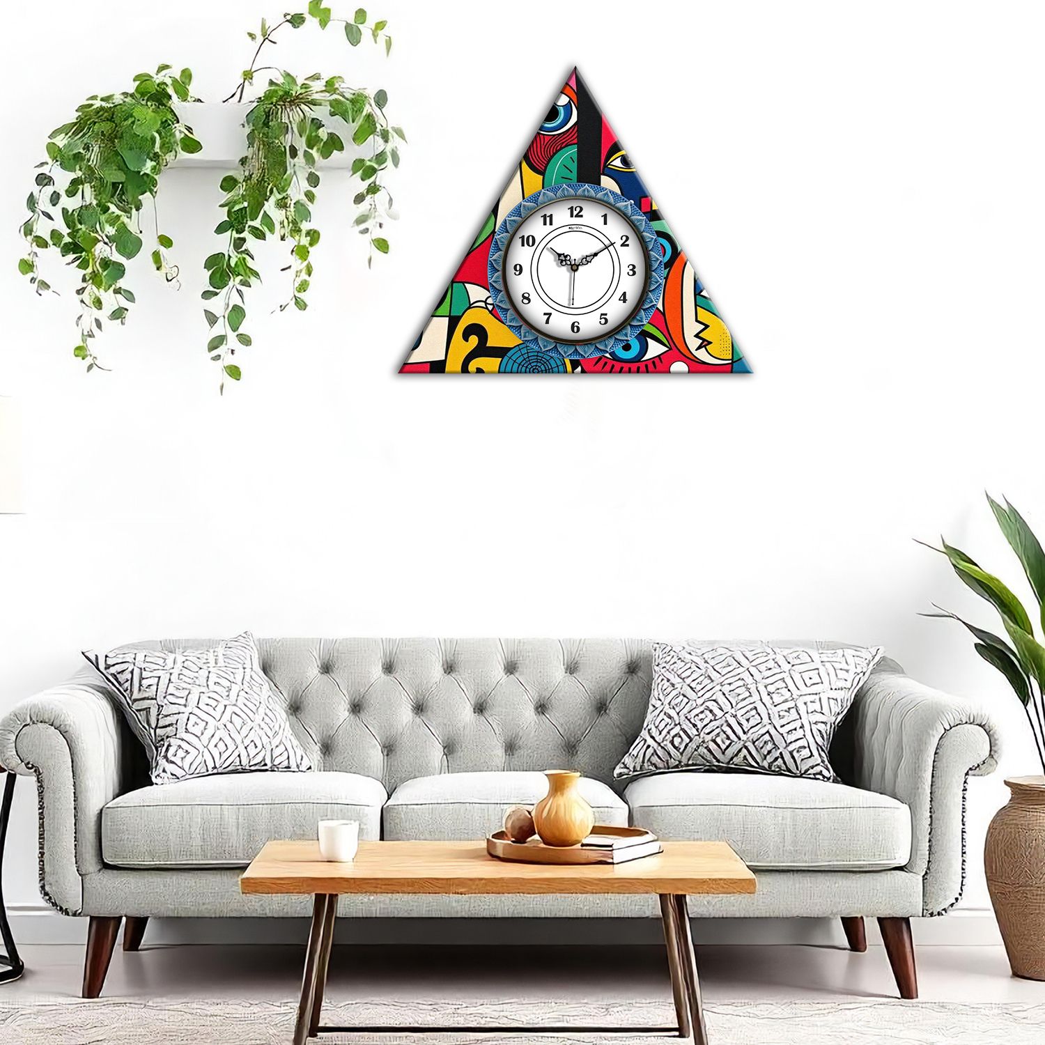 olive tree Analog 37 cm X 32 cm Wall Clock-picture-29