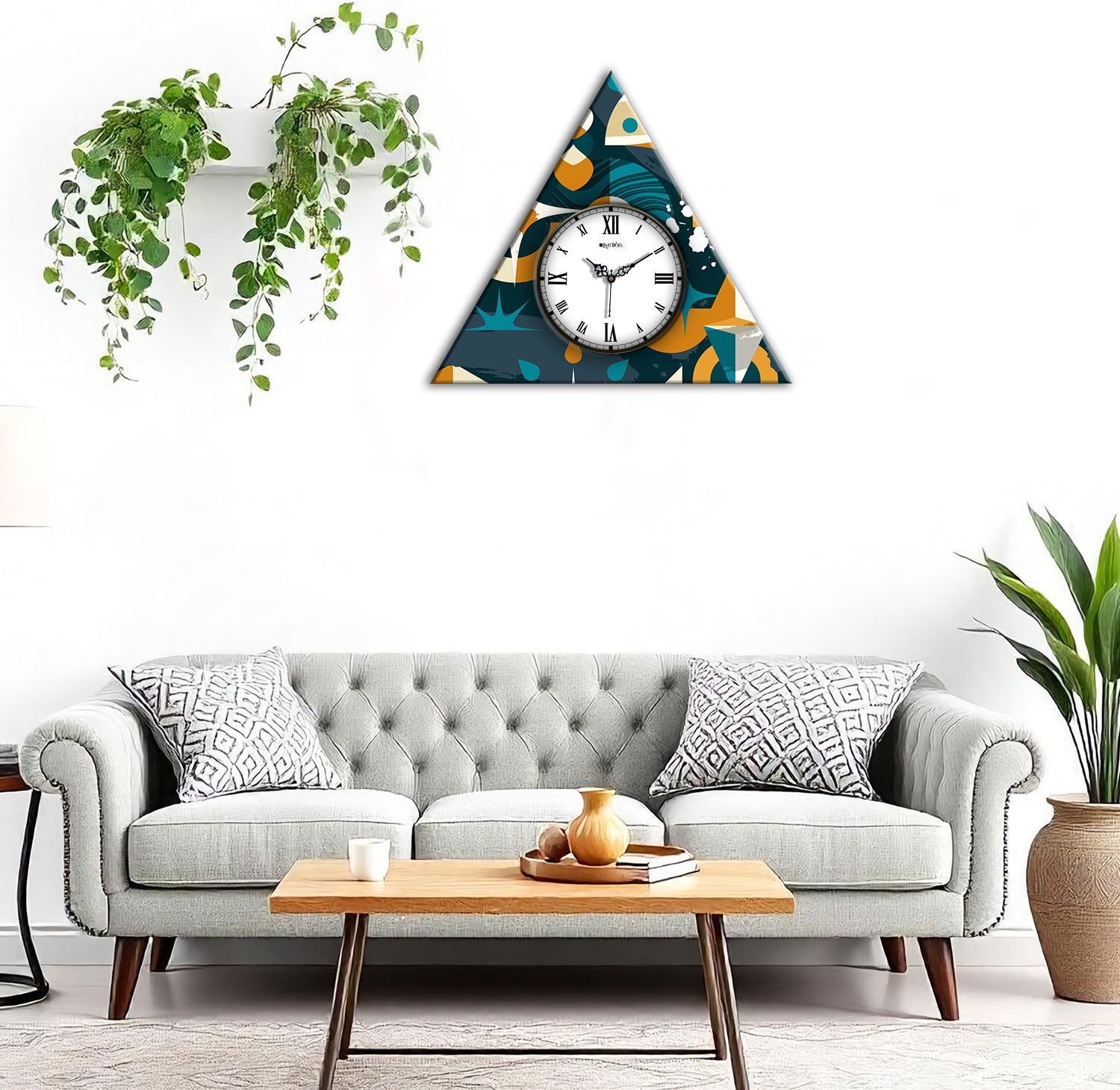 olive tree Analog 37 cm X 32 cm Wall Clock-picture-25