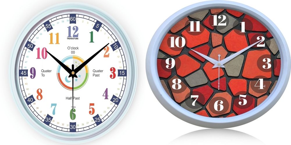 ujjawal enterprise Analog 26 cm X 26 cm Wall Clock-picture-27
