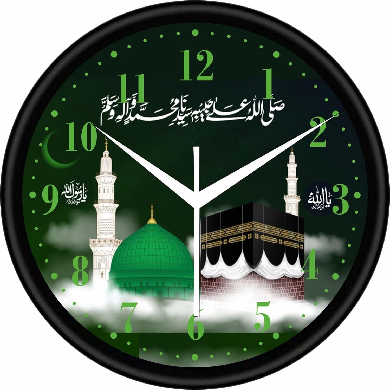 krisha enterprises. Analog 25 cm X 25 cm Wall Clock-picture-23