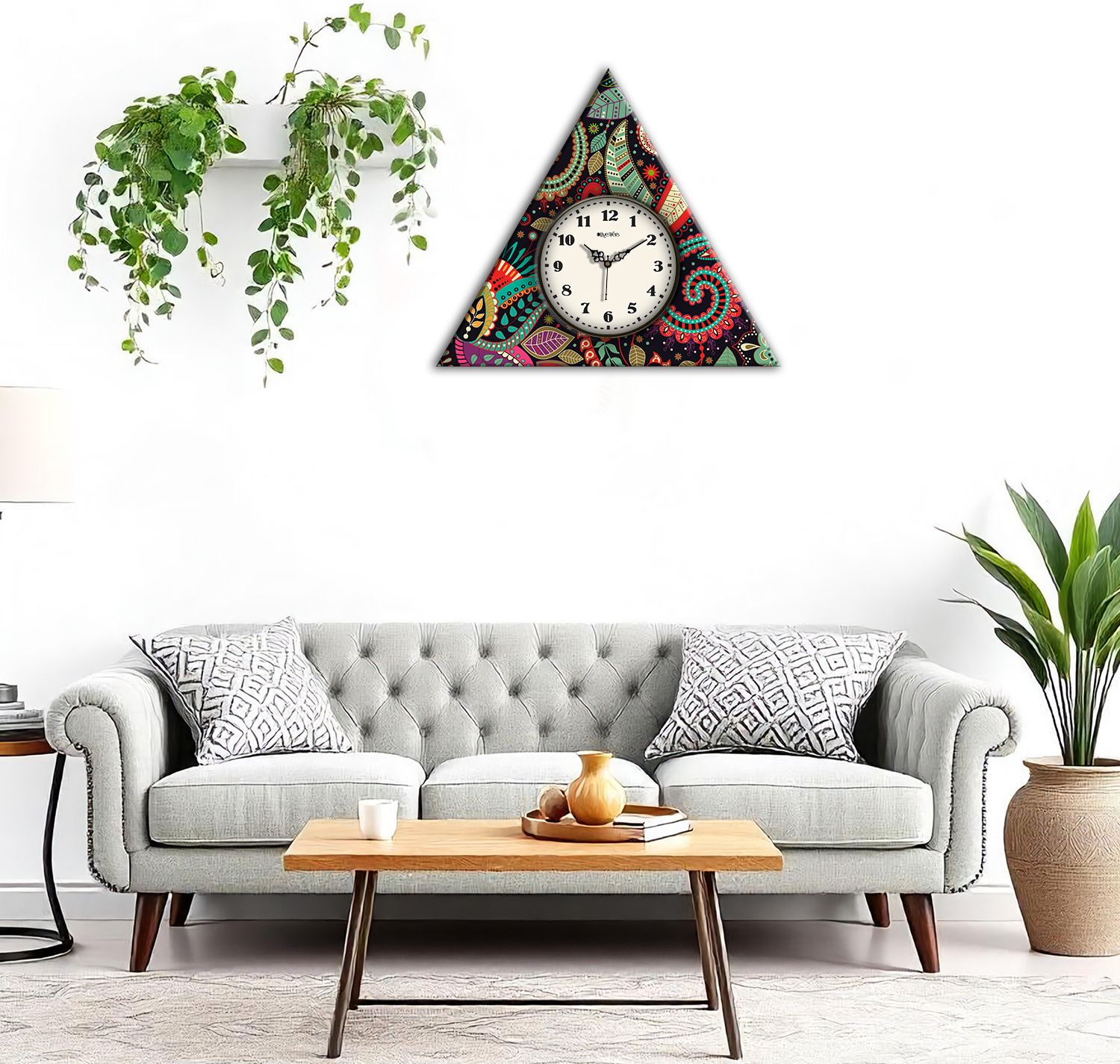 olive tree Analog 37 cm X 32 cm Wall Clock-picture-10