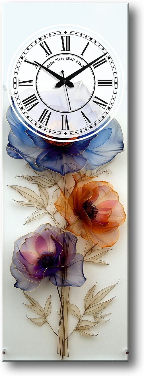 olive tree Analog 60 cm X 20 cm Wall Clock-picture-44