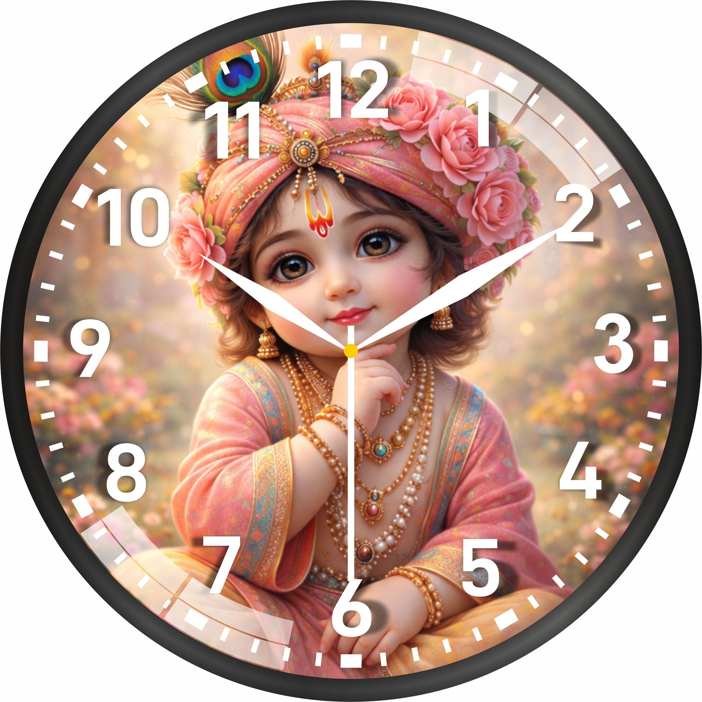 amerakart Analog 25.4 cm X 25.4 cm Wall Clock-picture-22