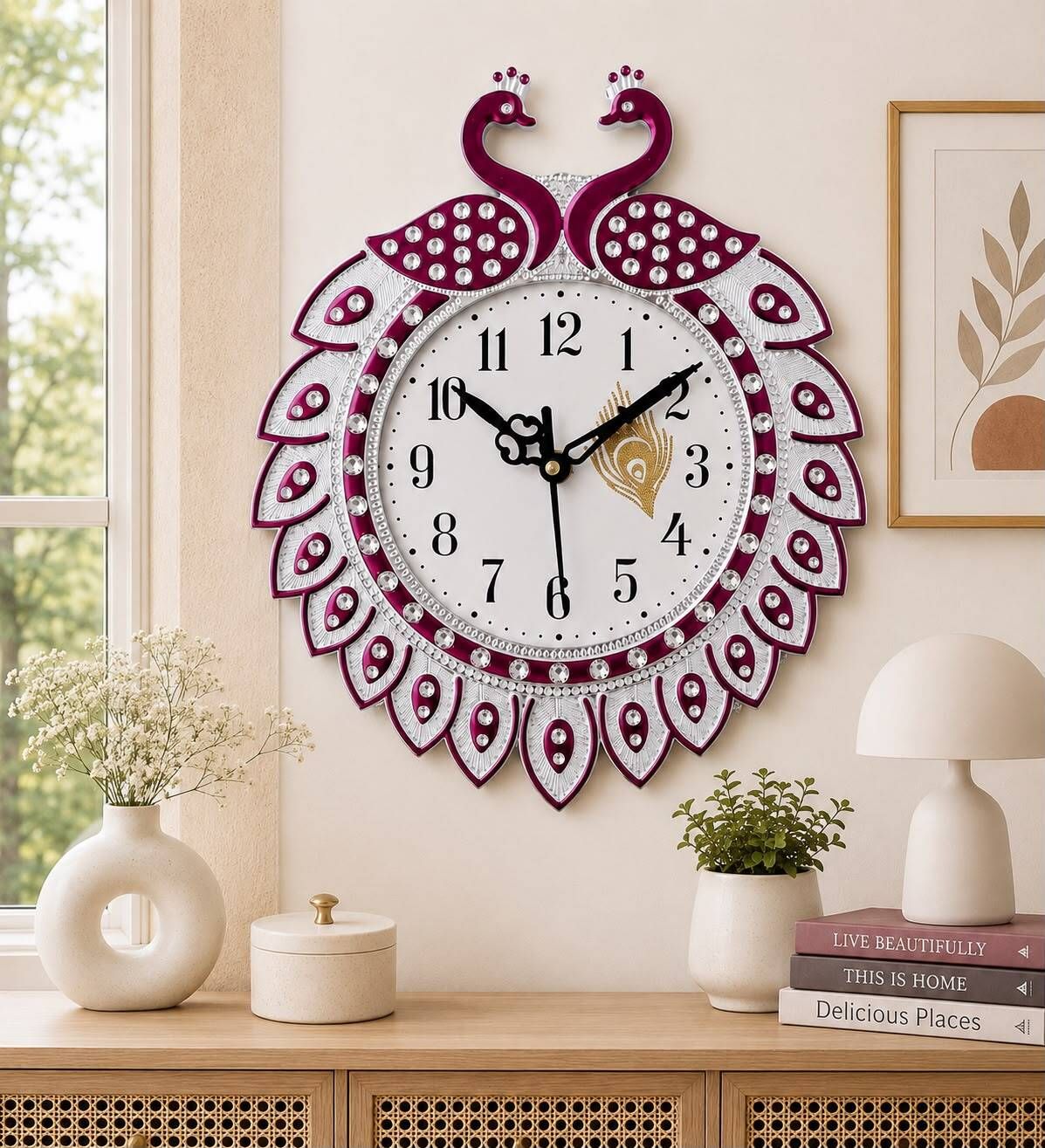 sebrita Analog 25 cm X 23 cm Wall Clock-picture-17
