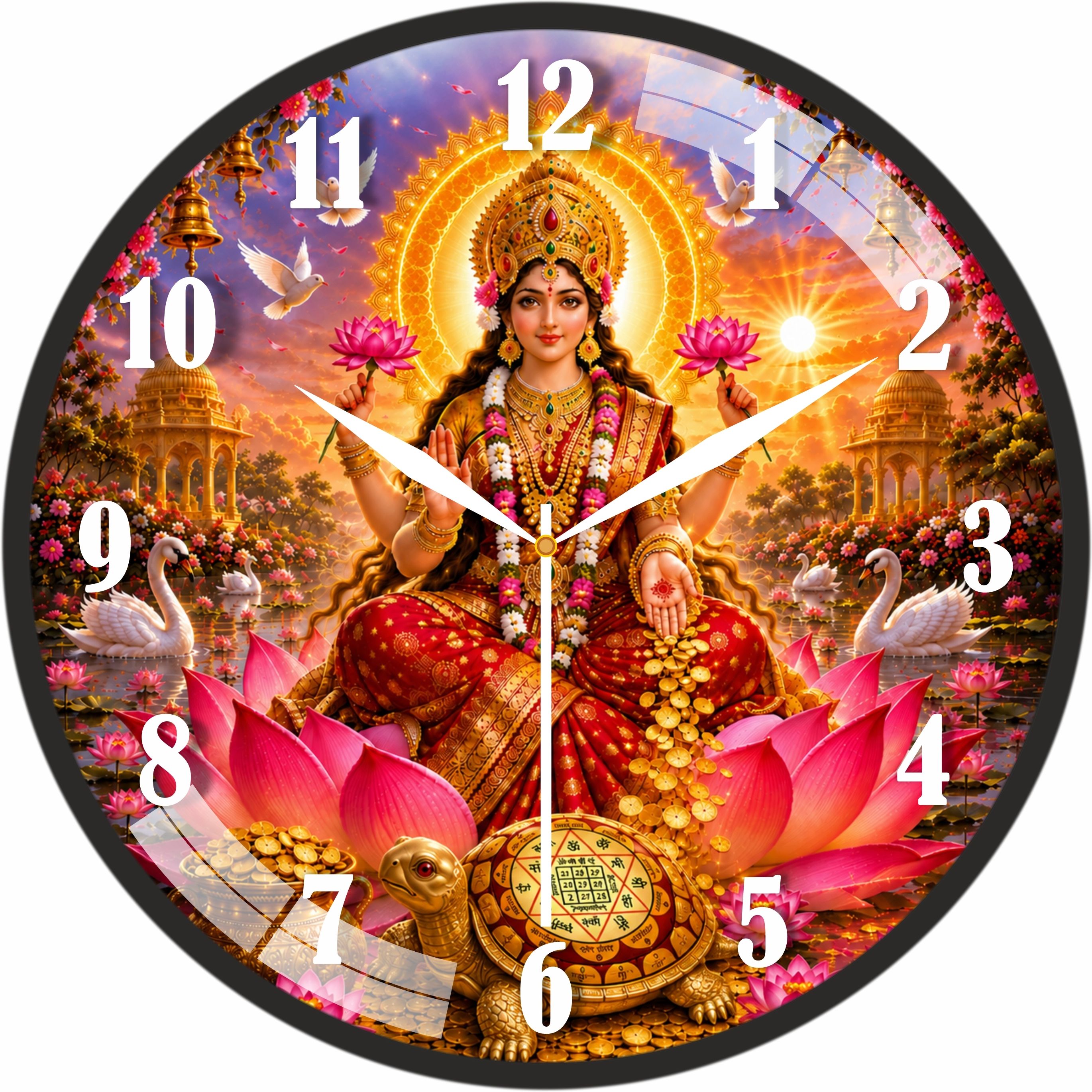 amerakart Analog 25.4 cm X 25.4 cm Wall Clock-picture-34