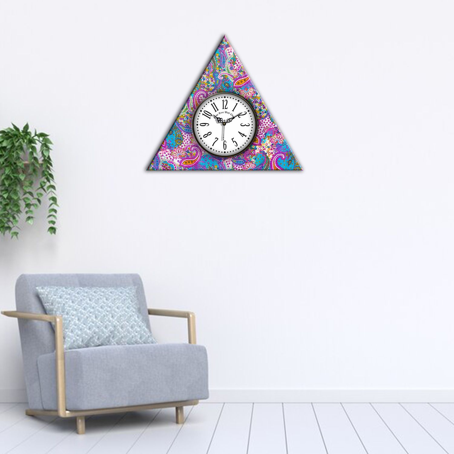 olive tree Analog 37 cm X 32 cm Wall Clock-picture-24