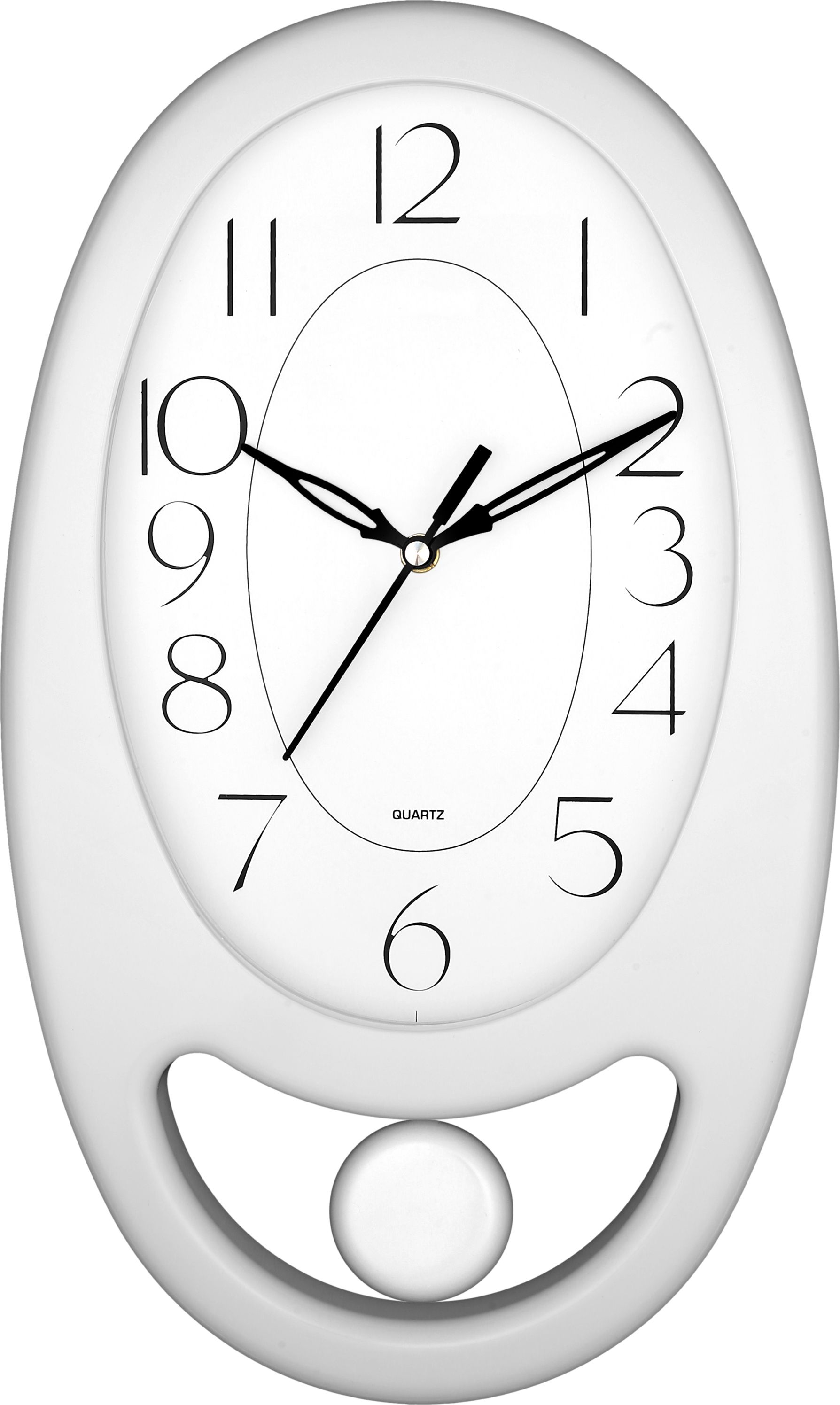 Analog 40 cm X 24 cm Wall Clock-image-5