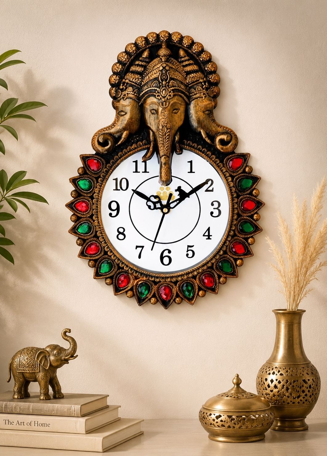 tickify Analog 34 cm X 16 cm Wall Clock-picture-25