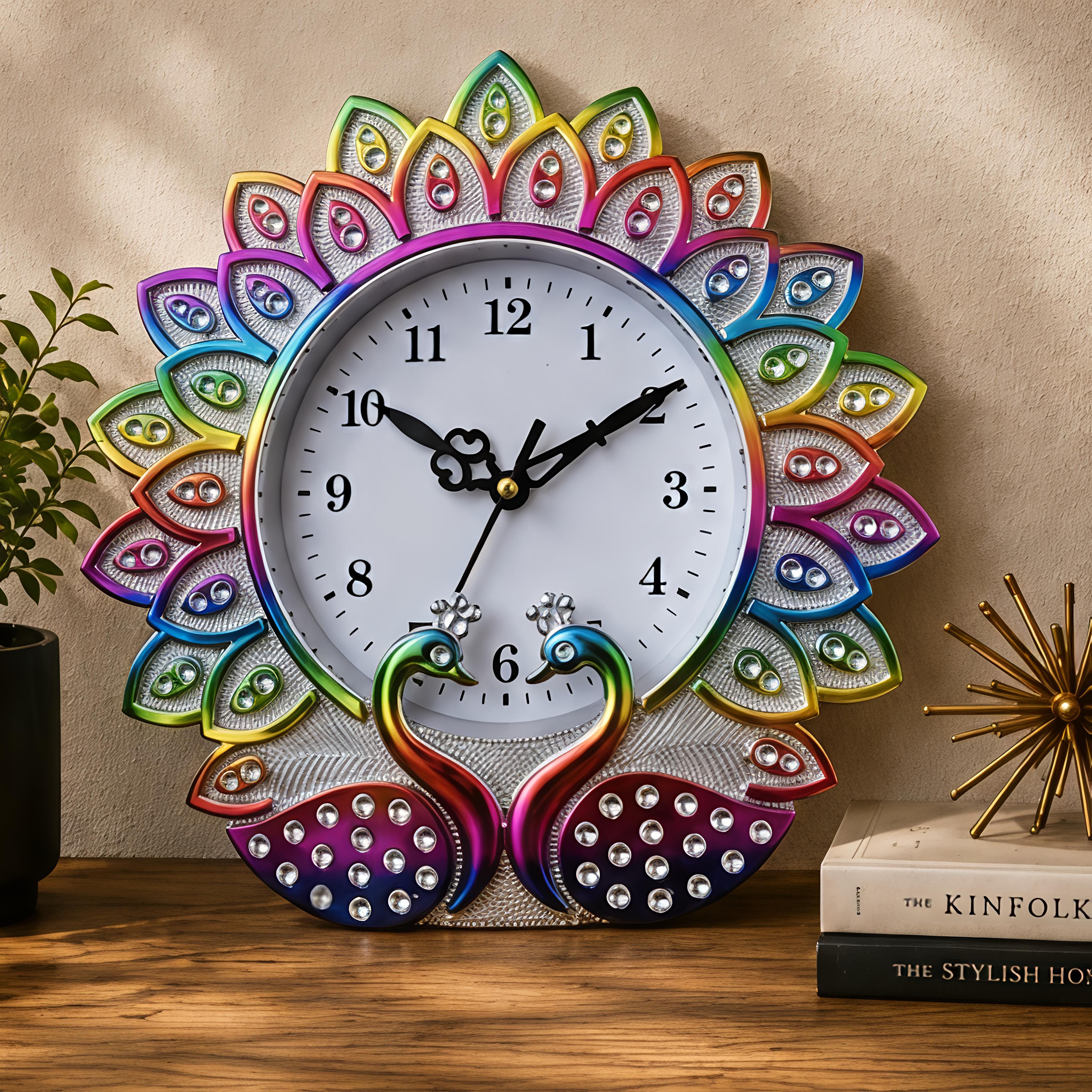 ghoniya enterprise Analog 25 cm X 25 cm Wall Clock-picture-32