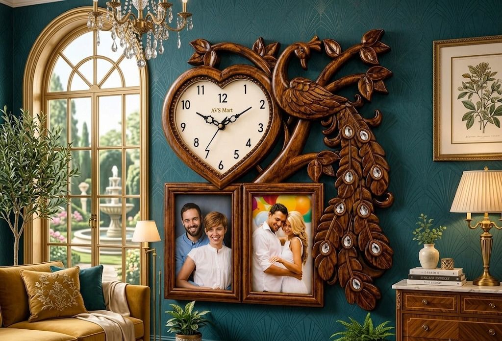 Analog 38 cm X 37 cm Wall Clock-image-30