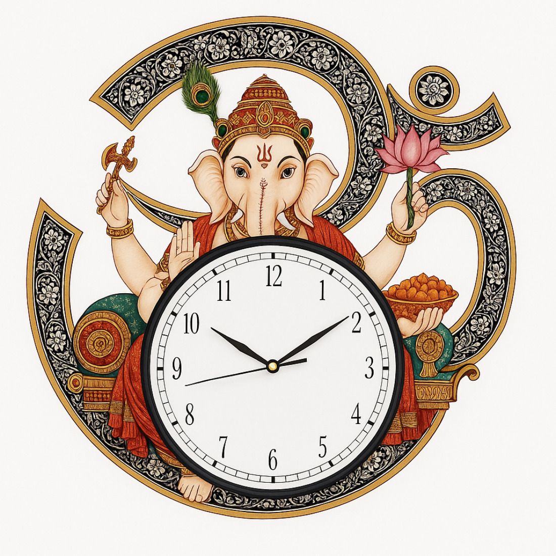 divinecraftedart Analog 40 cm X 30 cm Wall Clock-picture-25