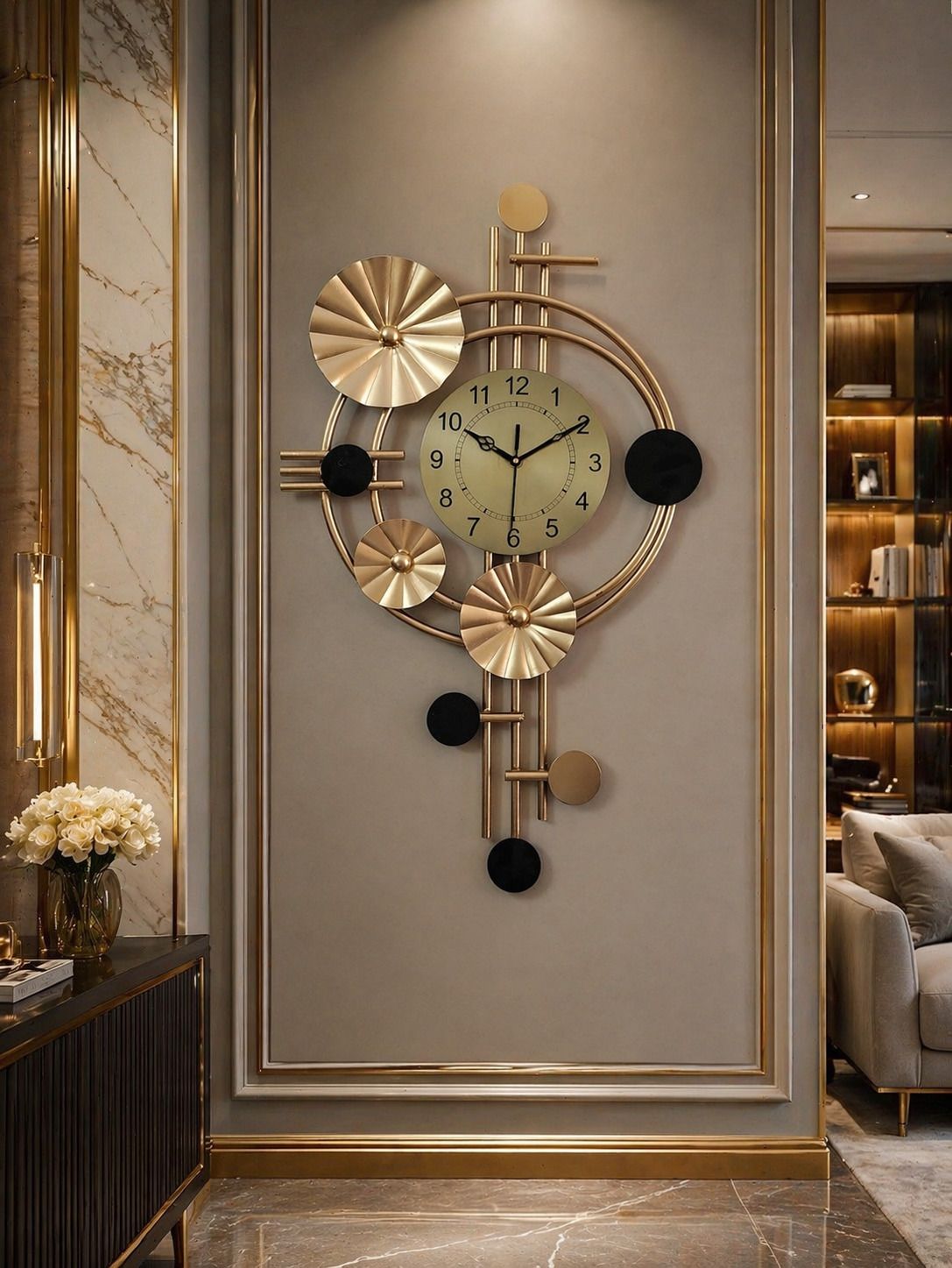 roced emoh eht Analog 50 cm X 70 cm Wall Clock-picture-26