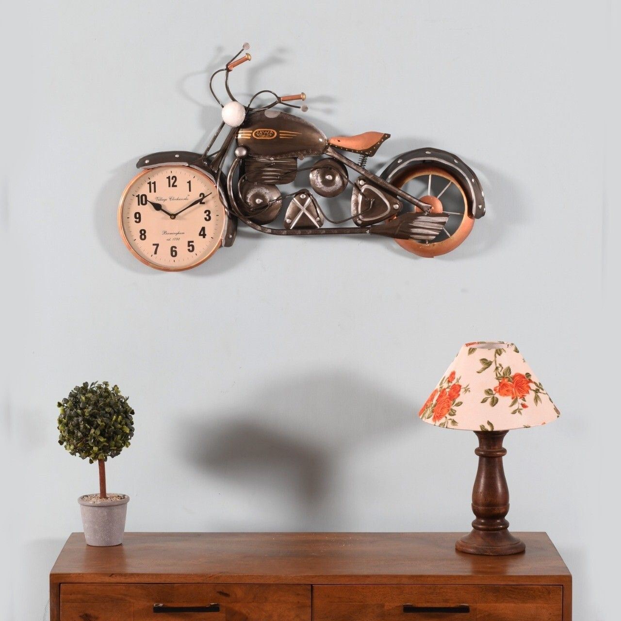 Analog 45.72 cm X 68.58 cm Wall Clock-image-43