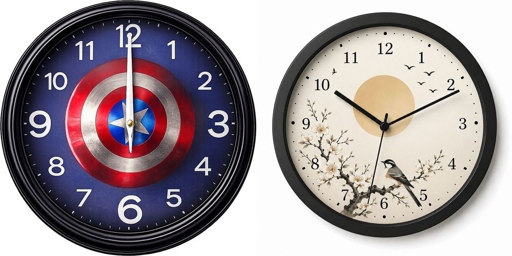 harsh creative villa Analog 25 cm X 25 cm Wall Clock-picture-12