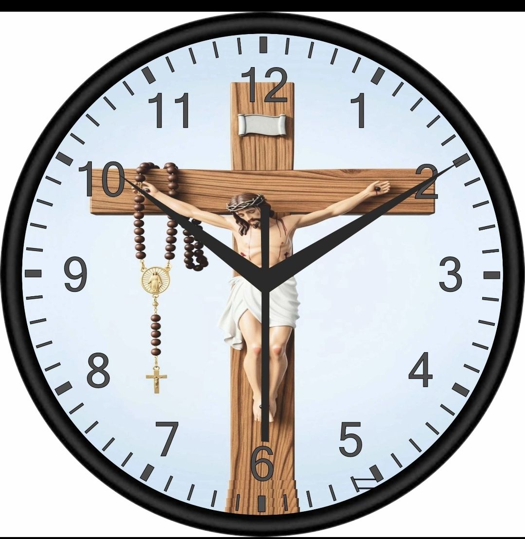 krishvi decor Analog 25 cm X 25 cm Wall Clock-picture-14
