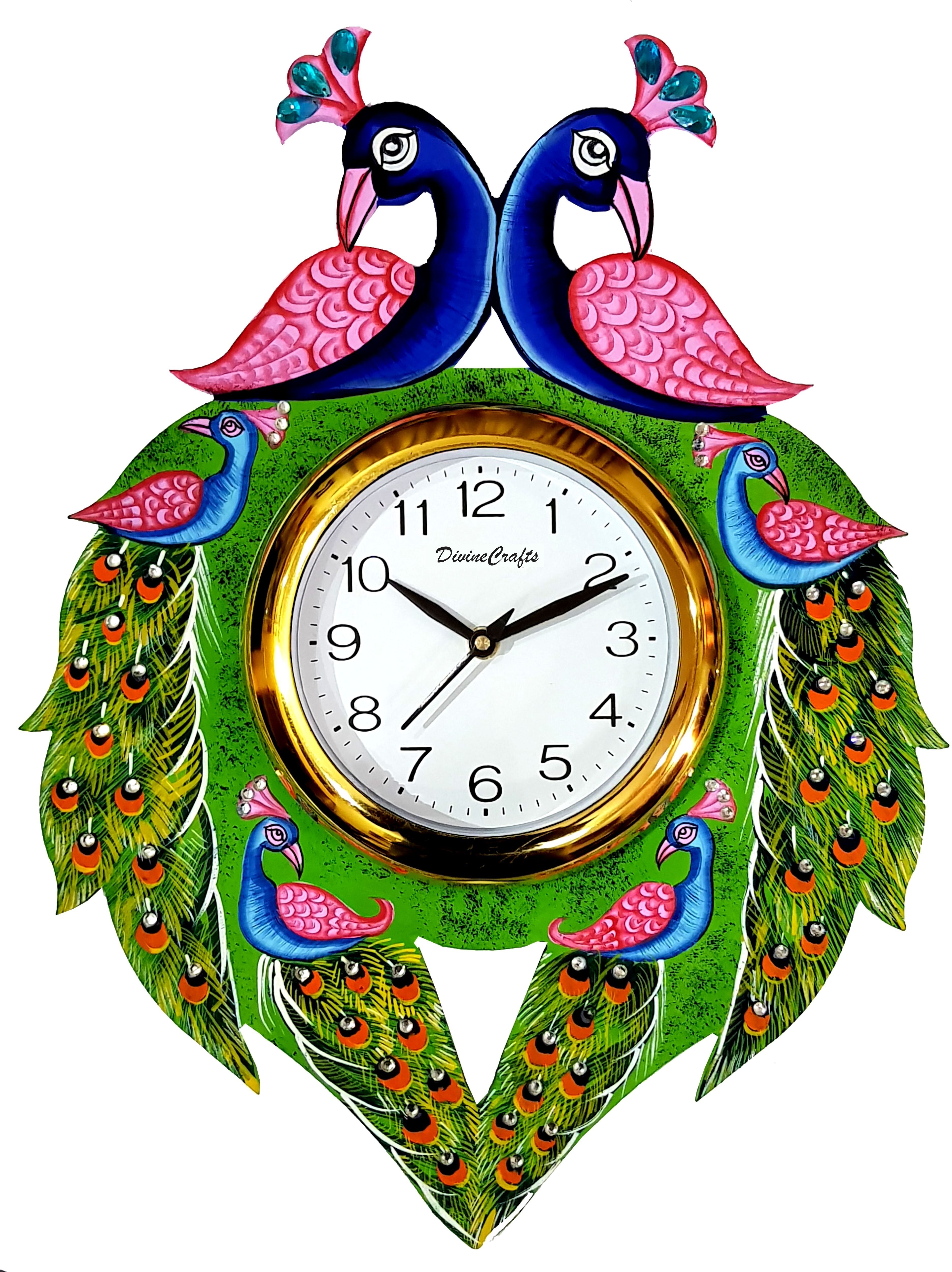 divinecrafts Analog 32.5 cm X 32.5 cm Wall Clock-picture-28