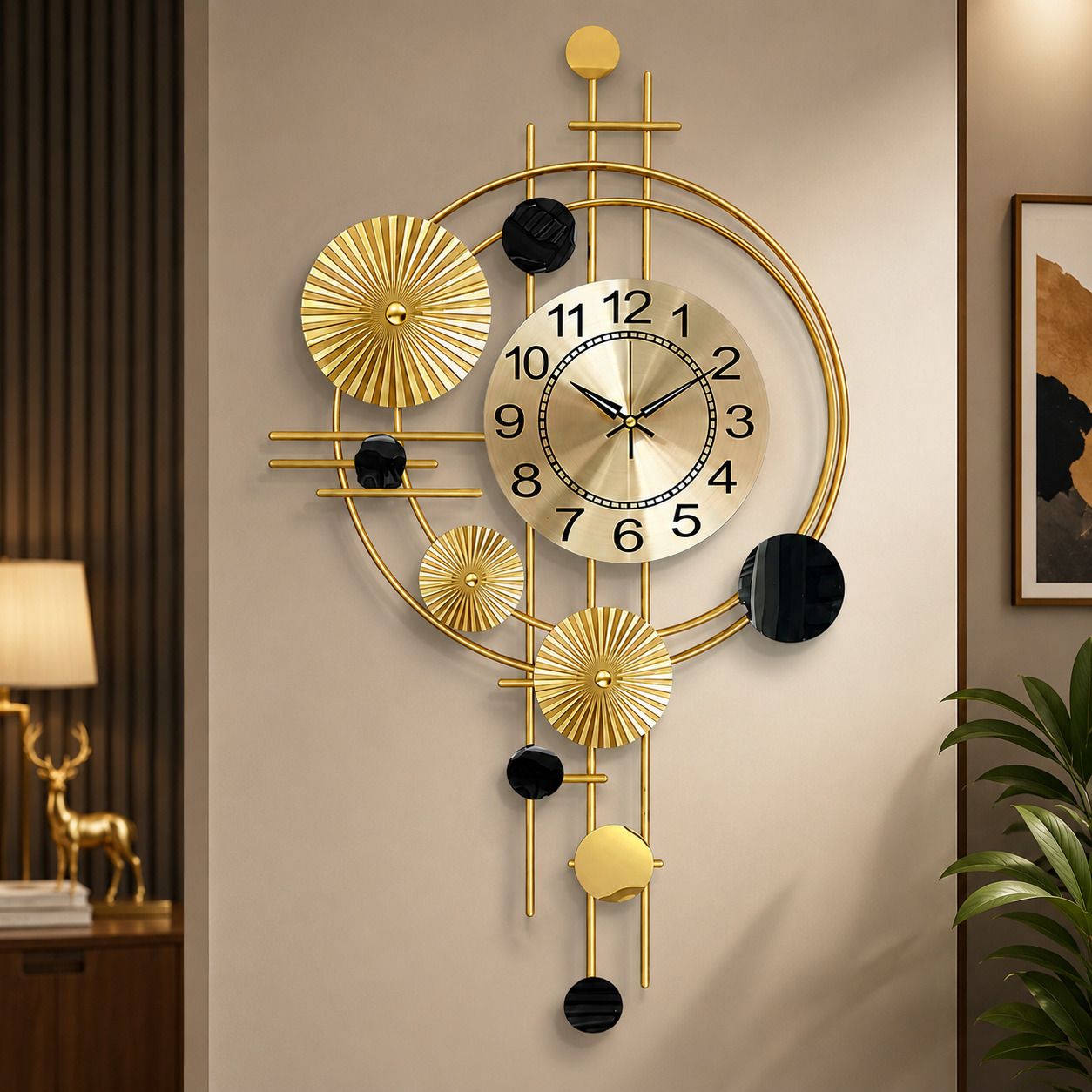 Analog 64 cm X 41 cm Wall Clock-image-29