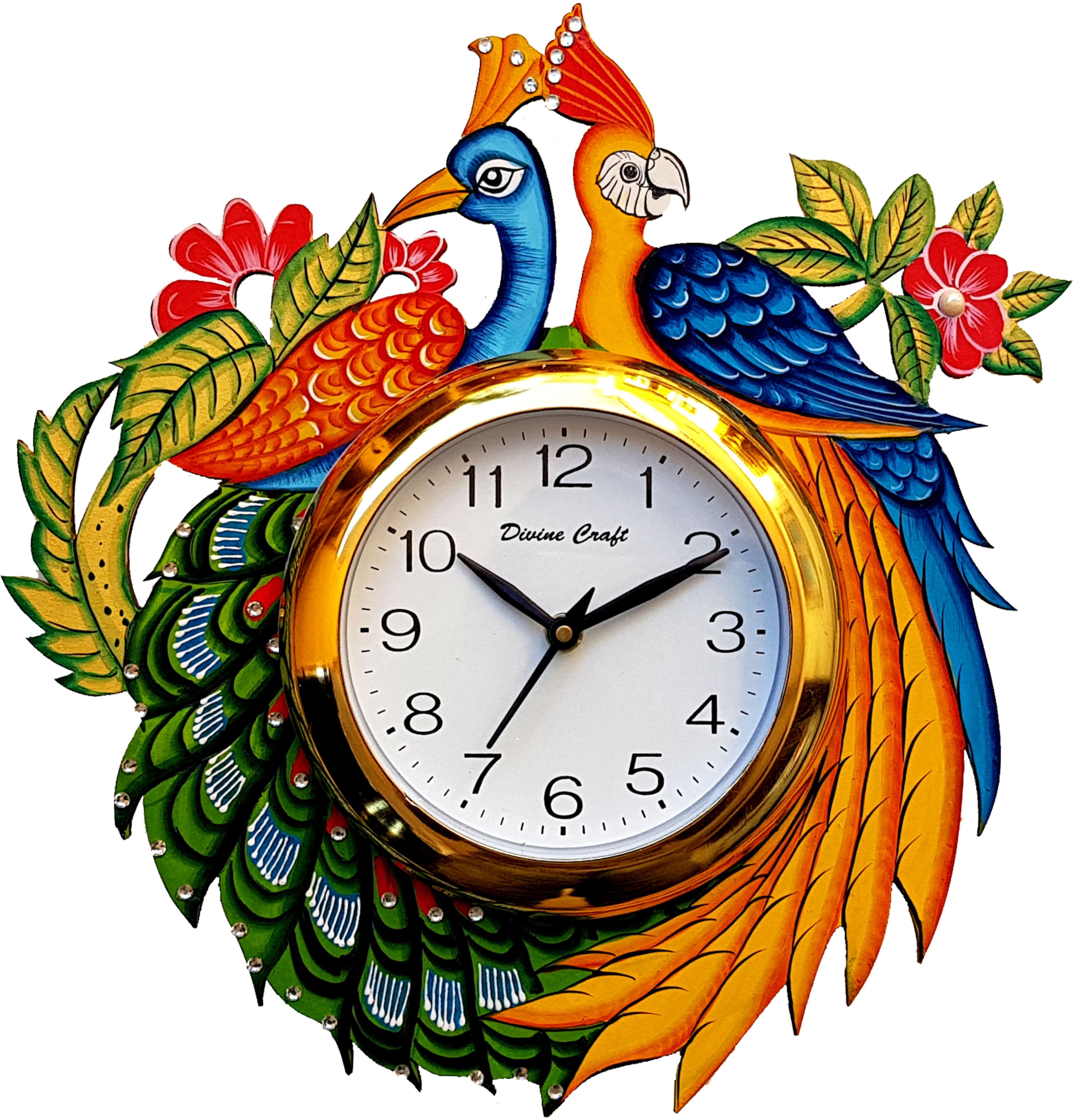 divinecrafts Analog 35 cm X 35 cm Wall Clock-picture-12