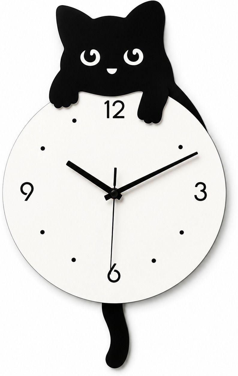 dhruvanux Analog 14 cm X 35 cm Wall Clock-picture-37