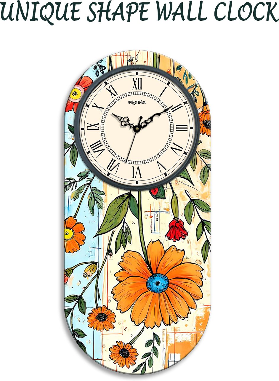 olive tree Analog 46 cm X 20 cm Wall Clock-picture-27