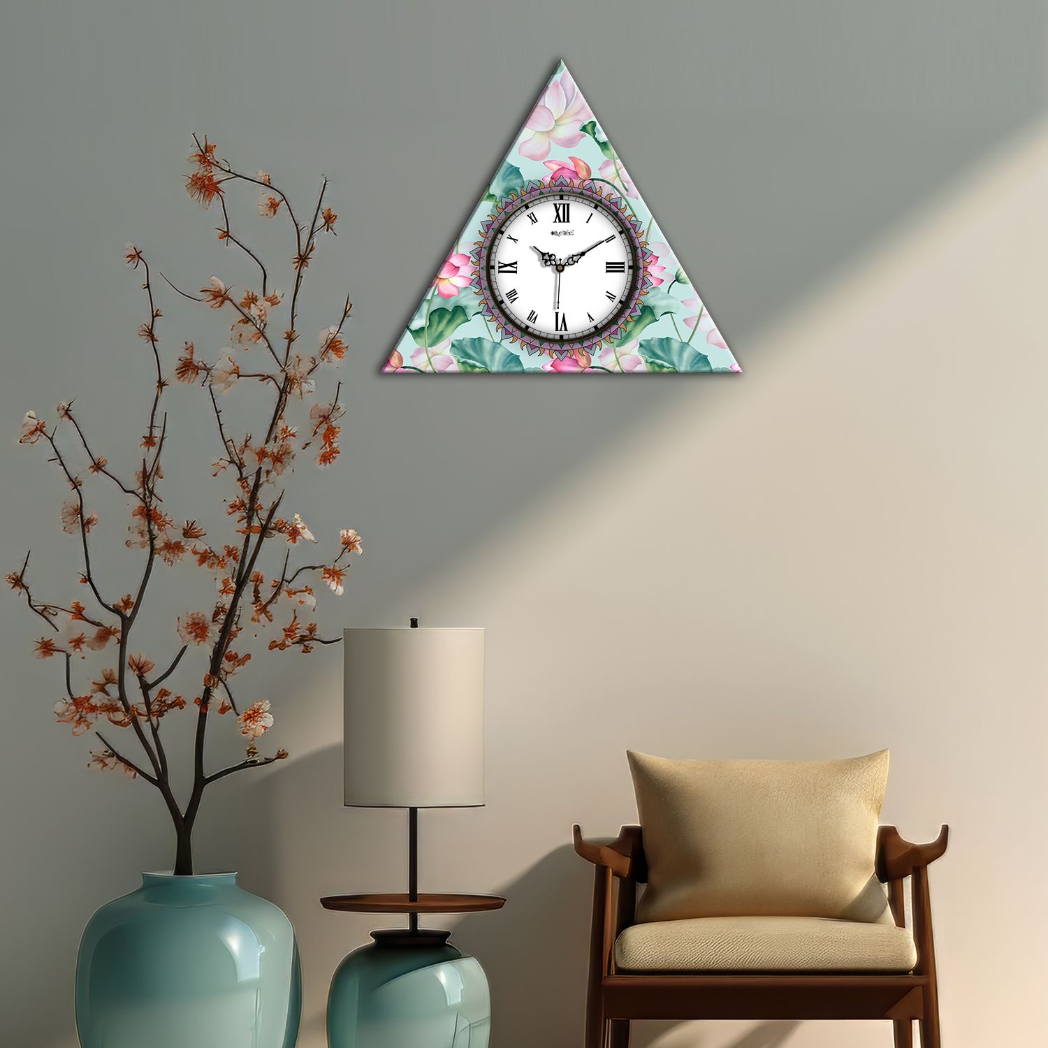 olive tree Analog 37 cm X 32 cm Wall Clock-picture-8