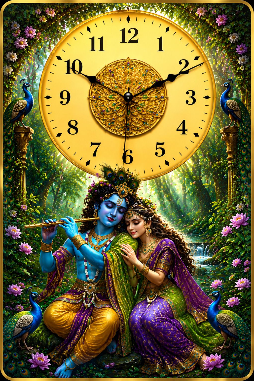 lujolove Analog 46 cm X 33 cm Wall Clock-picture-44