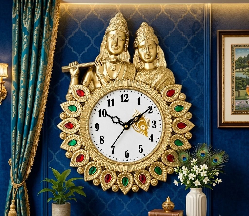 Analog 30 cm X 26 cm Wall Clock-image-25
