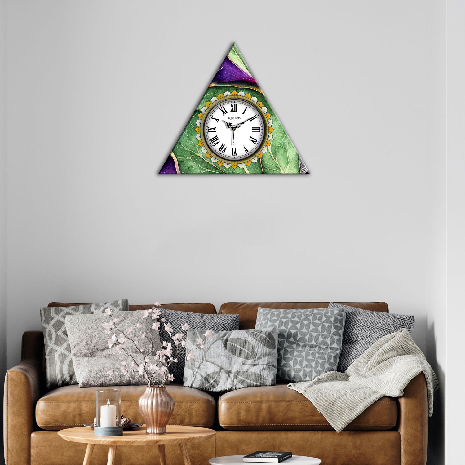 olive tree Analog 37 cm X 32 cm Wall Clock-picture-41