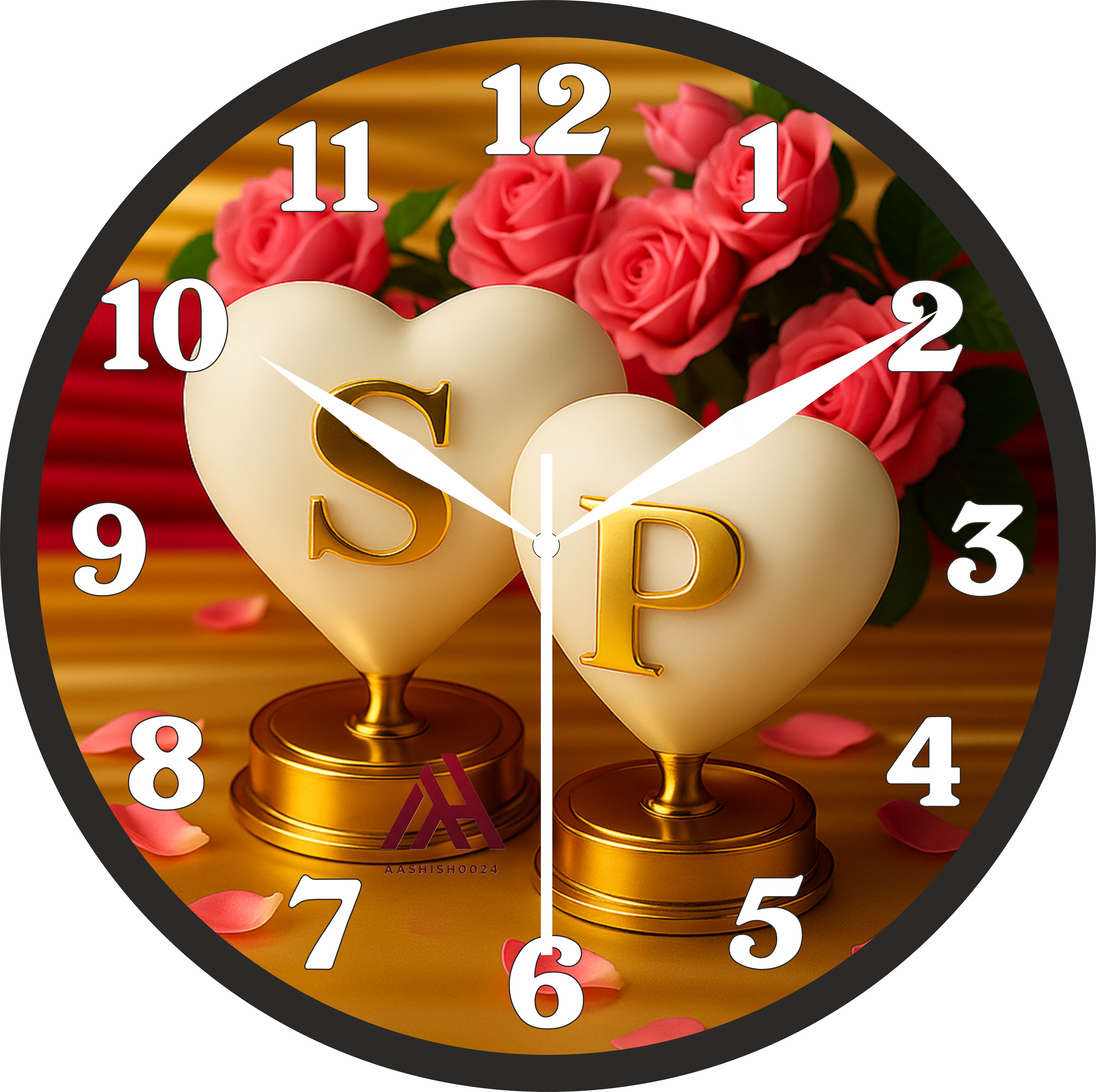 aashish.enterprises Analog 25 cm X 25 cm Wall Clock-picture-14