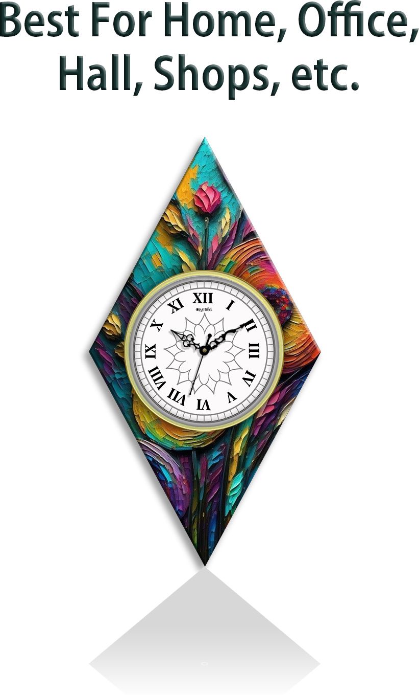 olive tree Analog 60 cm X 32 cm Wall Clock-picture-40