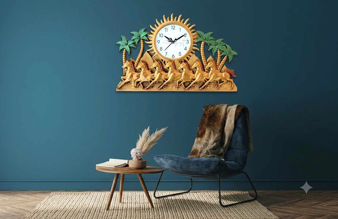 Analog 33 cm X 52 cm Wall Clock-image-13