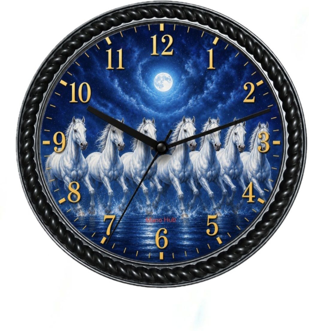 mano hub Analog 25 cm X 25 cm Wall Clock-picture-22