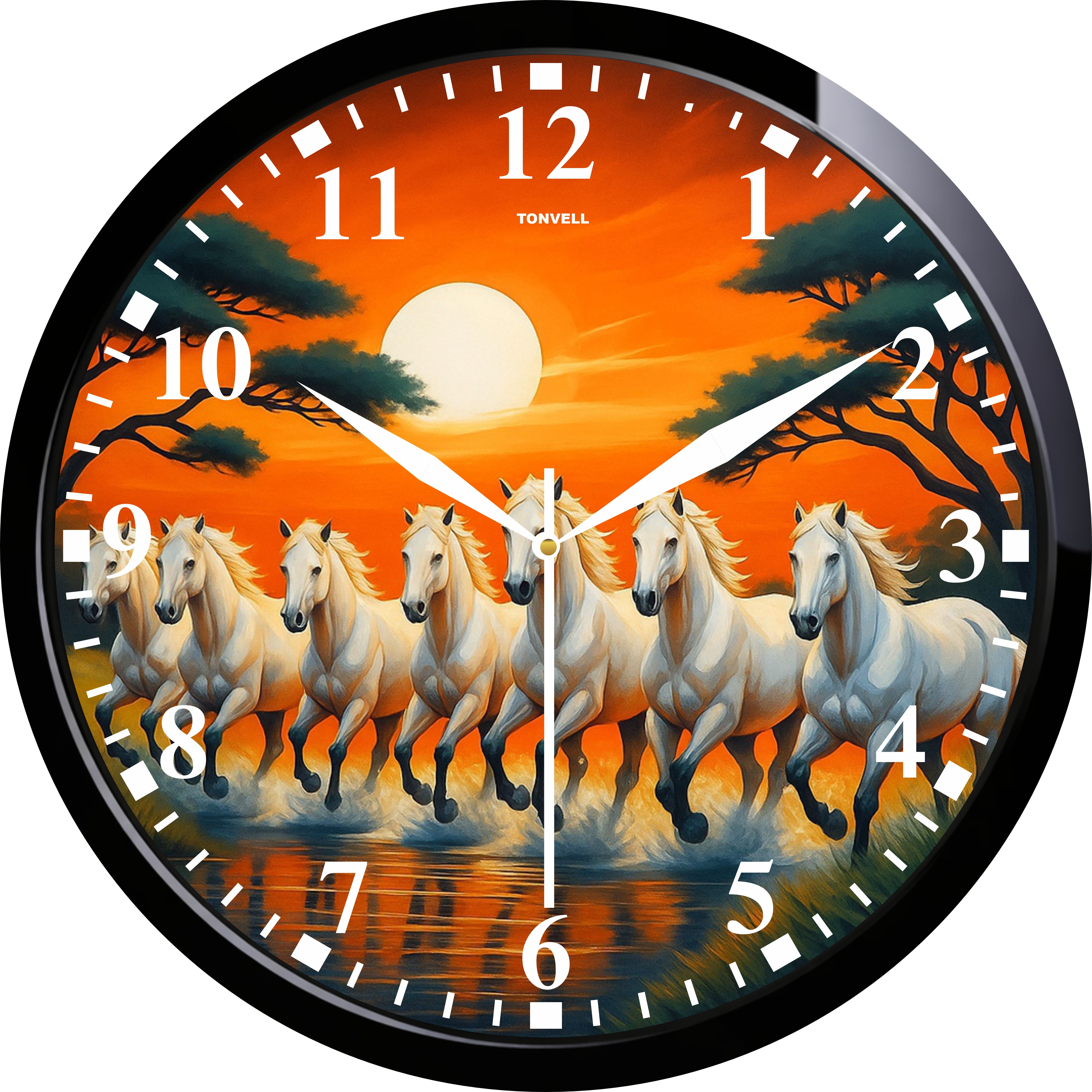 tonvell Analog 25 cm X 25 cm Wall Clock-picture-21
